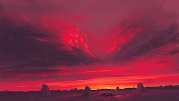 A Sight On The Way, artist, artwork, digital-art, deviantart HD wallpaper