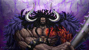 Kaido In Purple Background One Piece HD wallpaper