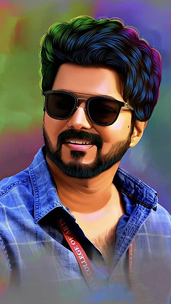 Vijay , Beautiful, Painting HD phone wallpaper