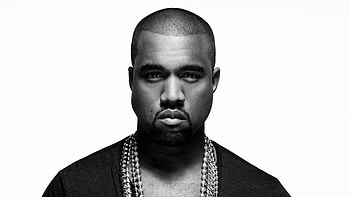 Kanye West, kanye-west, music, singer, rapper, male-celebrities, boys, monochrome, black-and-white HD wallpaper