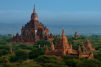 Myanmar temples, Bagan , Historical site, resize HD wallpaper