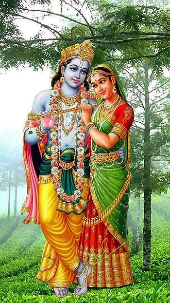 Radha Krishna, Gopika Gopinath HD phone wallpaper