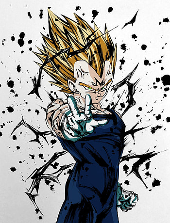 Majin Vegeta, Anime tattoos, Viking compass, Artistic representation HD phone wallpaper