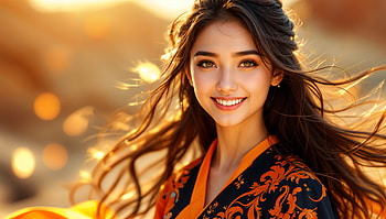 Sister in Radiance: A Ultra, sister, portrait, model, nature, cute HD wallpaper