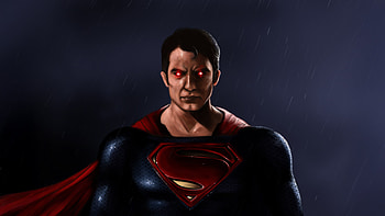 Superman Eyes Of Vengeance, superman, superheroes, artwork, art, digital-art, artstation HD wallpaper