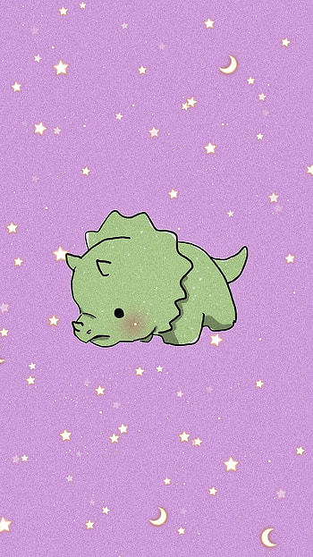 Triceratops, Cute , Beautiful background, Artistic design HD phone wallpaper