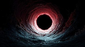 Abyssal Wormhole Tunnel — Ultra, tunnel, wormhole, black hole, vortex HD wallpaper
