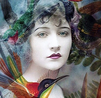 the day of the hummingbirds, people, fantasy, graphy, art HD wallpaper