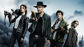 Zombieland Double Tap, Emma Stone, Jesse Eisenberg, U TV HD wallpaper