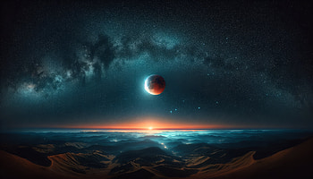 Majestic Lunar Eclipse, lunar eclipse, space, Celestial, planet HD wallpaper