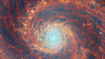 Spiral Galaxy NGC 5194, James Webb Space Telescope, spiral galaxy, Sci Fi, galaxy HD wallpaper