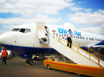 Blue Air, other, space, airplane HD wallpaper