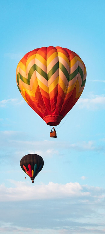 Balloon-themed , Vibrant display, Airborne delight, Mobile art HD phone wallpaper