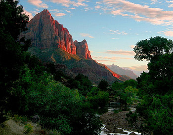 Canyon Mountain, trees, sky, rock, mountain HD wallpaper