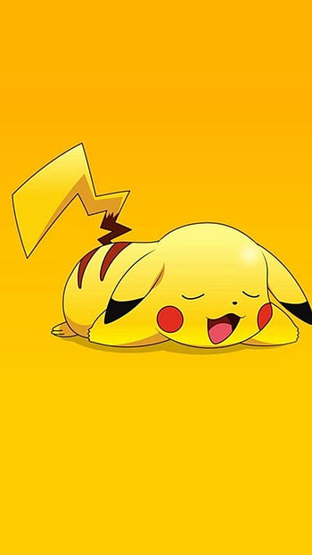Cute Pikachu, Lazy, sleeping HD phone wallpaper