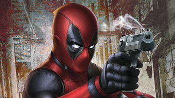 Deadpool Gun Artwork , deadpool, superheroes, artwork, artist, behance HD wallpaper