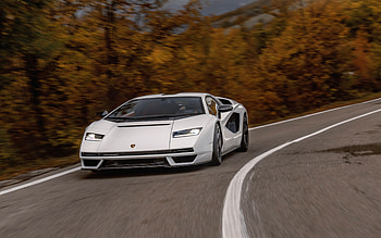 Lamborghini Countach LPI 800-4, , supercars, 2022 cars, highway, 2022 Lamborghini Countach, italian cars, Lamborghini HD wallpaper