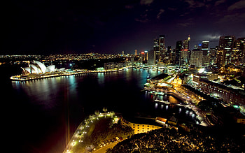 Sydney , Stunning backdrop, Vibrant colors, Travels HD wallpaper