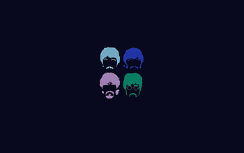 The Beatles , Retro aesthetic, High-resolution, background HD wallpaper