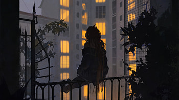 Power Chanisaw Man, chainsaw-man, anime-girl, anime, alone, sad, artist, artwork, digital-art, pixiv HD wallpaper