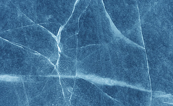 Winter, frozen surface, cracks HD wallpaper