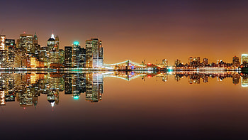 New York Skyline Night, WQ 1440p HD wallpaper