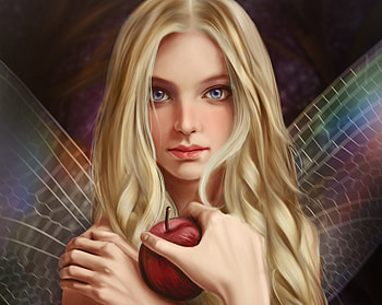 Fantasy, beautiful fairy, artwork HD wallpaper