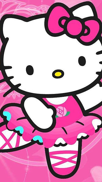Kuromi, Hello Kitty, Pink Frock HD phone wallpaper