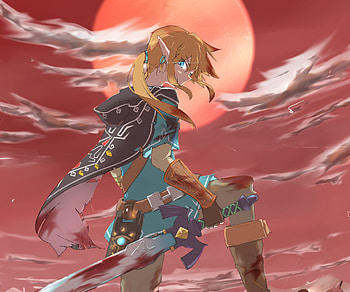 Link’s Epic Journey: Tears of the Kingdom, Link, video game, The Legend of Zelda: Tears of the Kingdom HD wallpaper