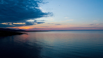 Sea, sky, nature, water HD wallpaper