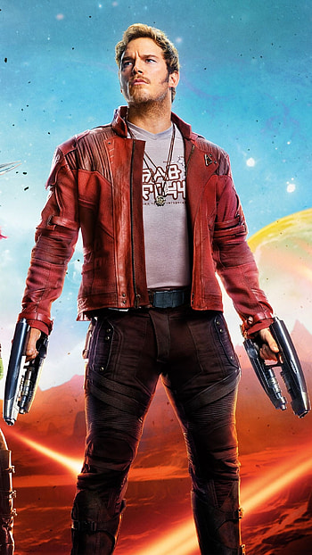 Chris Pratt, Movie star, Guardians of the Galaxy Vol. 2, Star-Lord HD phone wallpaper