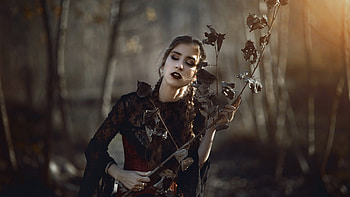 Embrace, rose, Model, women, flower HD wallpaper