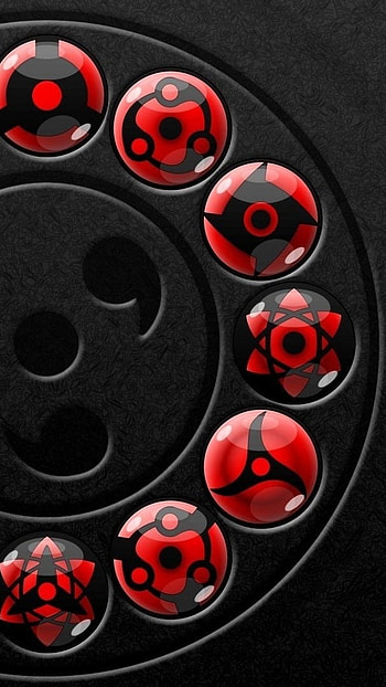 Sharingan Live, Black, Red Theme HD phone wallpaper