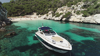 Fairline Targa 52 GT, Motor boat in Spain, Luxury yacht charter, Mediterranean voyage HD wallpaper