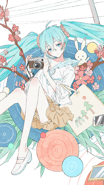 Hatsune Miku, Hatsune Miku, Anime, Vocaloid HD phone wallpaper