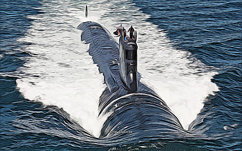 USS Illinois, , vector art, SSN-786, submarines, United States Navy, US army, abstract ships, battleship, US Navy, Virginia-class, USS Illinois SSN-786 HD wallpaper
