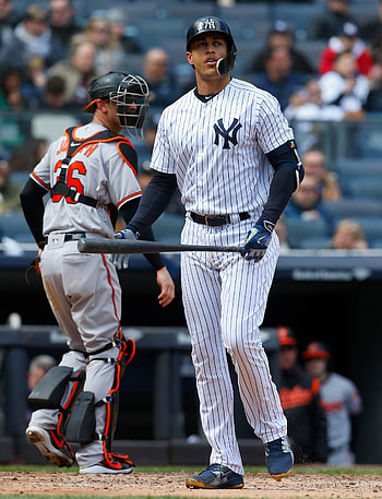 Giancarlo Stanton, Yankees, Extra inning loss HD phone wallpaper