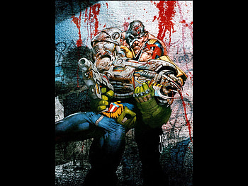 Judge Dredd, comic, judge, fantasy, dredd HD wallpaper