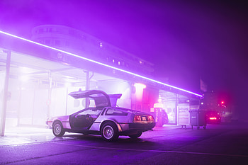 DMC DeLorean, car HD wallpaper
