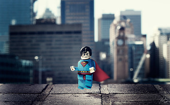 Lego Superman Hero, lego, superman, superheroes, behance HD wallpaper