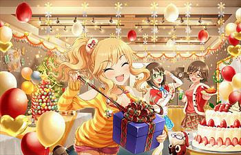 Yui Ohtsuki, Anime, The Idolm@ster Cinderella Girls, Haruna Kamijo, Mio Honda, The Idolm@ster HD wallpaper