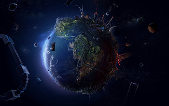 earth, abstract HD wallpaper