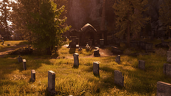 video game, Ashes of Creation, cemetery HD wallpaper