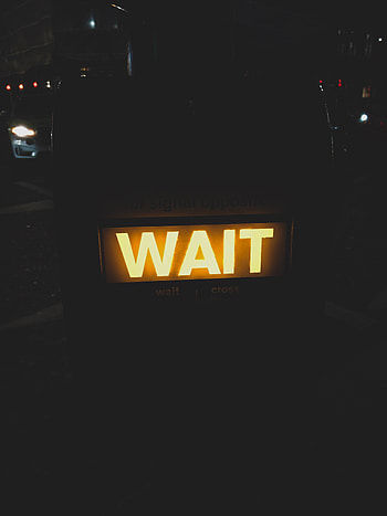 Words, Dark, Illumination, Backlight, Inscription, Expectation, Waiting HD phone wallpaper