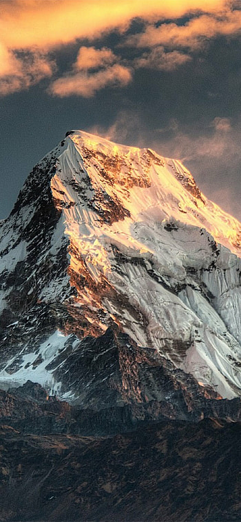 Annapurna massif, Mountain range, Nepal HD phone wallpaper