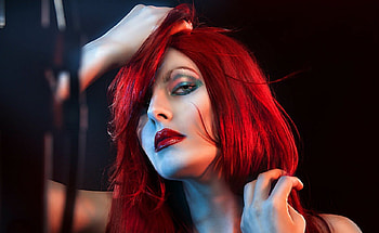 Redhead beuty, face, redhead, model, woman HD wallpaper