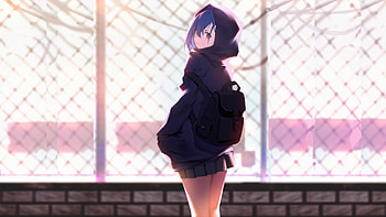 Ichigo, Darling in the franxx, hoodie, school bag HD wallpaper