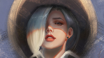 Ashe Overwatch Fanart, ashe-overwatch, overwatch, games, deviantart HD wallpaper