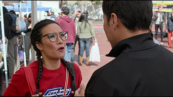 Ali Wong, Fiorucci sweatshirt HD wallpaper