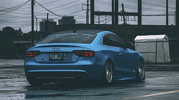 Rear, luxurious sedan, Audi RS5 HD wallpaper